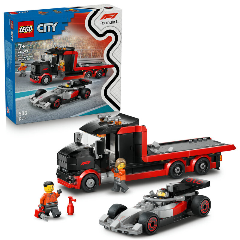 LEGO City 60493 F1® displaytruck met Audi F1® racewagen