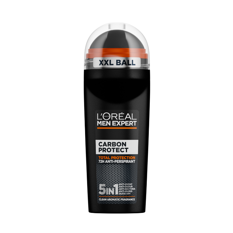 3 x L'Oreal Men Expert Carbon Protect 48H Anti-Perspirant Roll-On XXL 100ml - Image 4