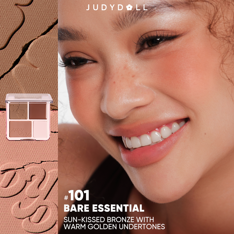 JUDYDOLL BLUSH&HIGHLIGHT PALETTE 101