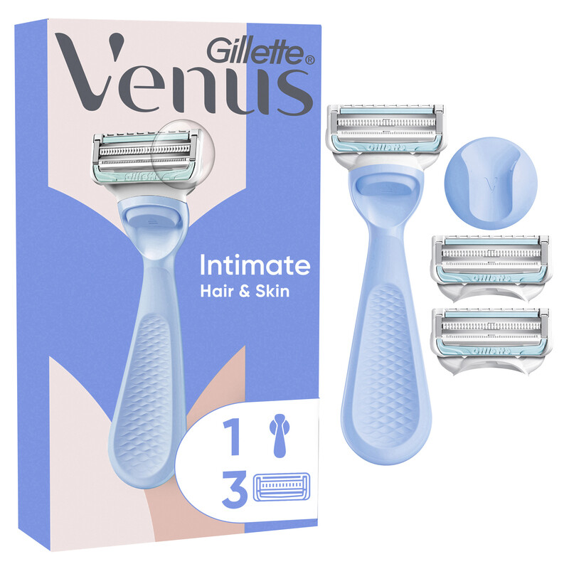 Gillette Venus Intimate, Rasierer +1 Ersatzklingen
