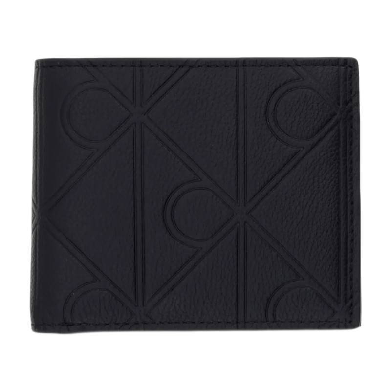 Calvin Klein Wallet XL Emblem AOP Emboss Billfold Women - Black