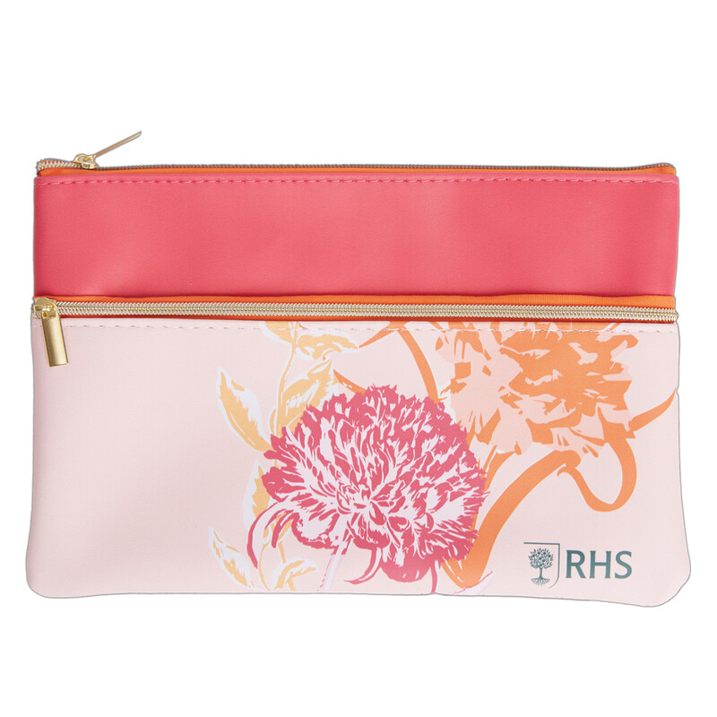 Bold Florals Dual Compartment Pencil Case