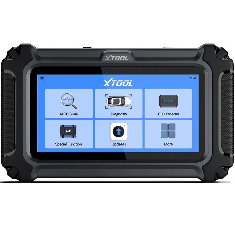 XTOOL Autoscanner D5 OBD2 Scanner ABS SRS Check Engine Codelezer 10 Reset | Throttle Body Relearn Scan Tool EPB Service ABS Bleed 4 Systemen Diagnosetool voor Auto en Vrachtwagen met Live Data Gratis Update