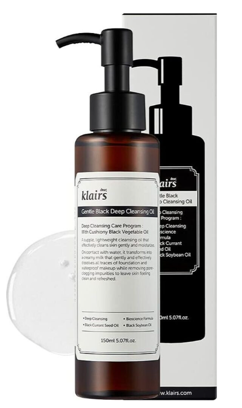 Dear, Klairs Sanftes Schwarzes Tiefenreinigungsöl 150 Ml