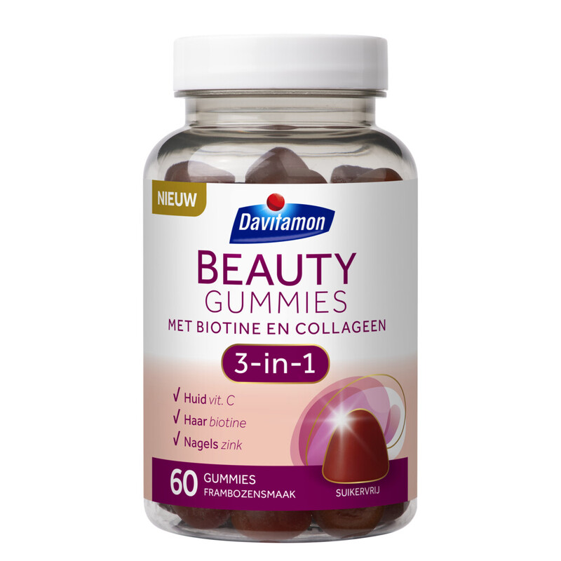 Davitamon Gummies Beauté au collagène – 60 pièces