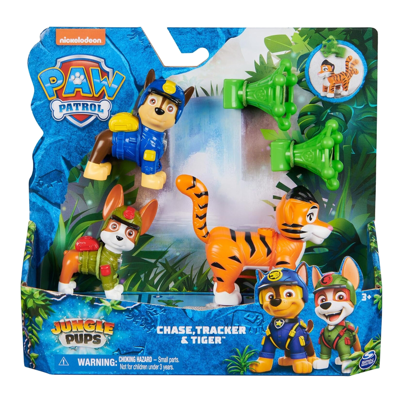 SPIN MASTER Pack 3 Figuren Jungle Paw Patrol Kollektion
