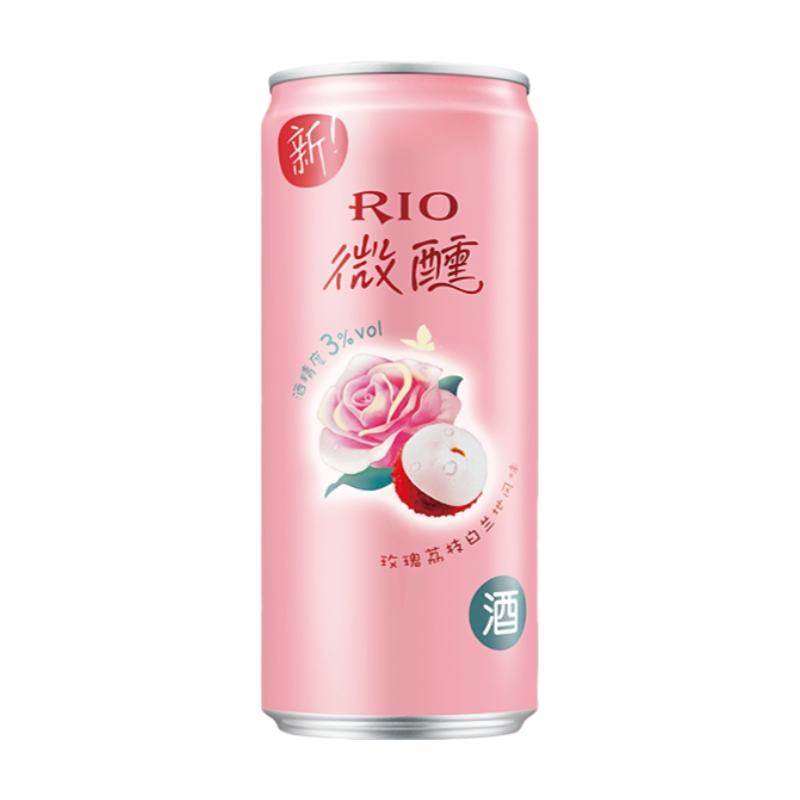 Cocktail Rose Lychee Brandy Flavour 330ml