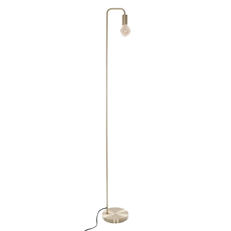 Atmosphera Keli Vloerlamp - Goudkleurig metaal, 150 cm
