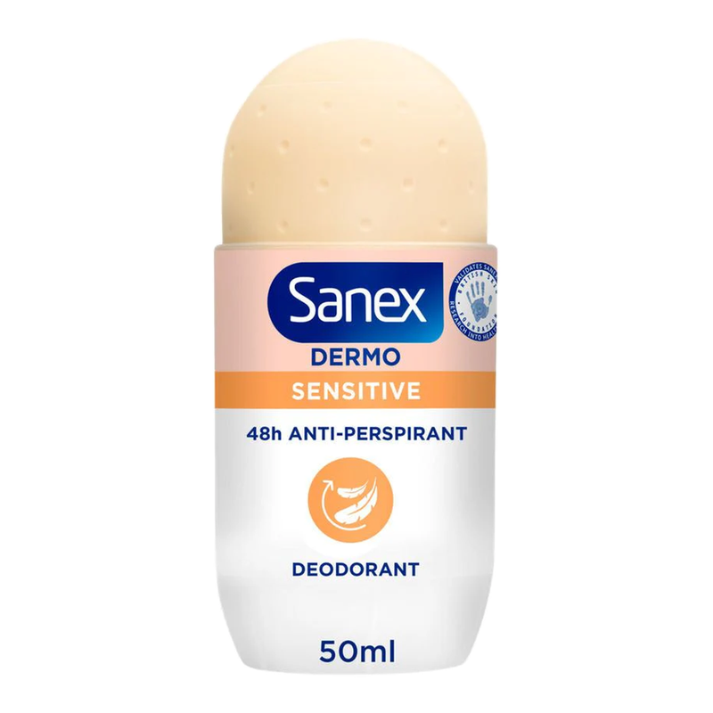 Sanex Derma Care Sensitive 48Hr Roll On Deodorant 50Ml