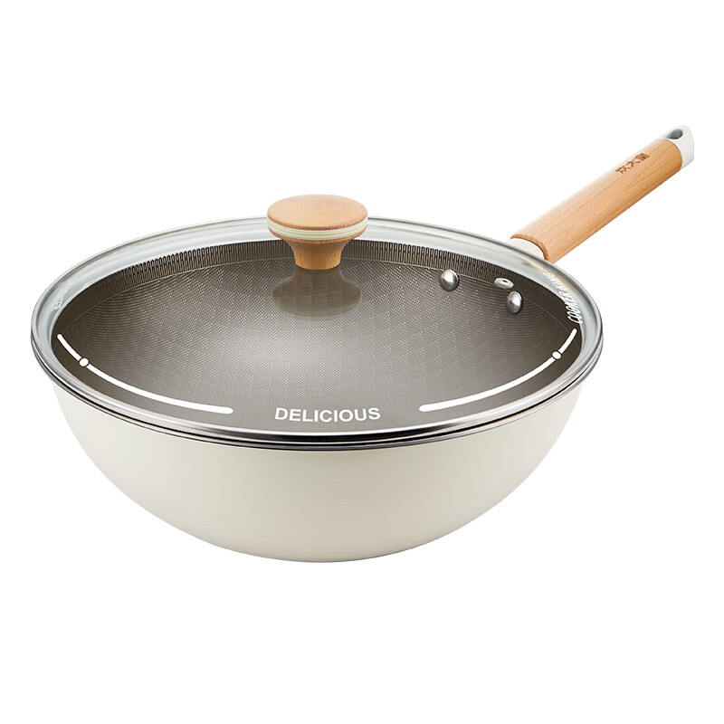 COOKER KING Lingbai Honingraat Keramische Wok 30 cm