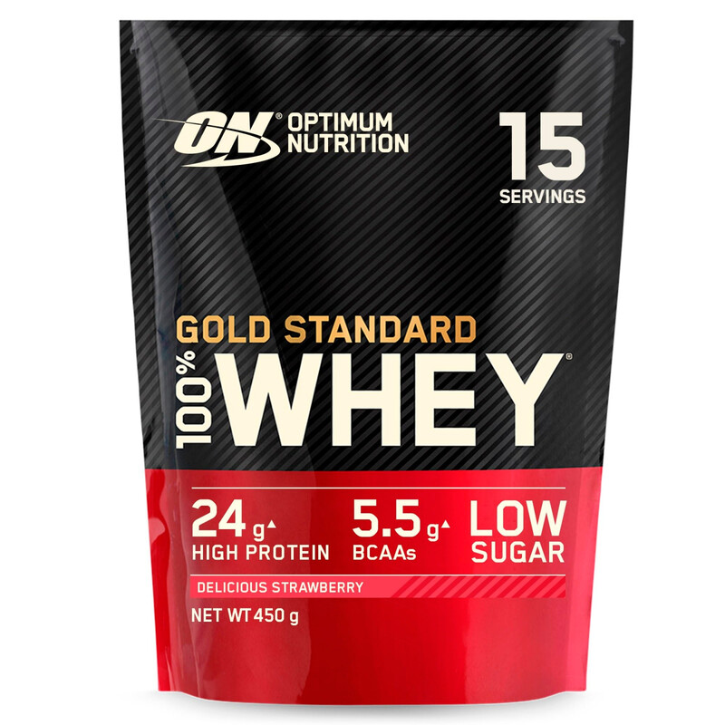 Optimum Nutrition Gold Standard 100% Whey - 450 g - Leckerer Erdbeergeschmack
