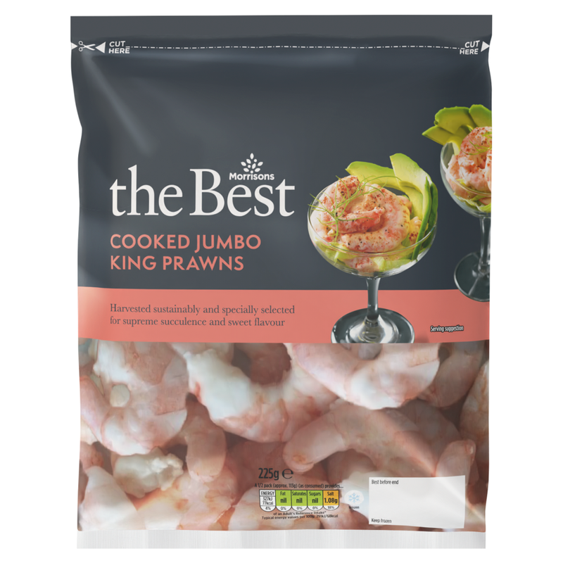 Best Peeled & Cooked King Prawns 225g