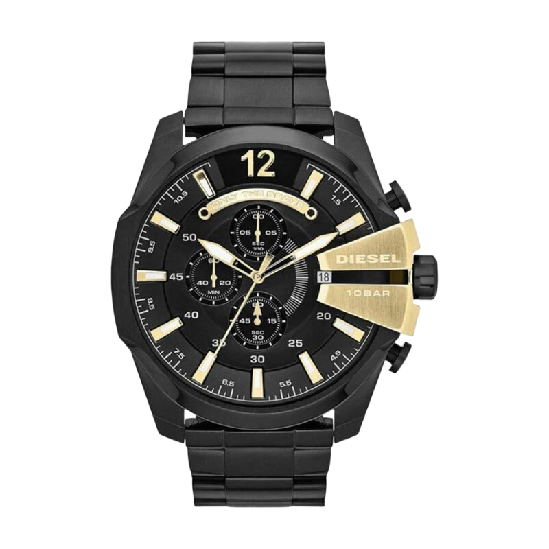 DZ4338 Black Mega Chief Chronograph Stainless Steel Watch