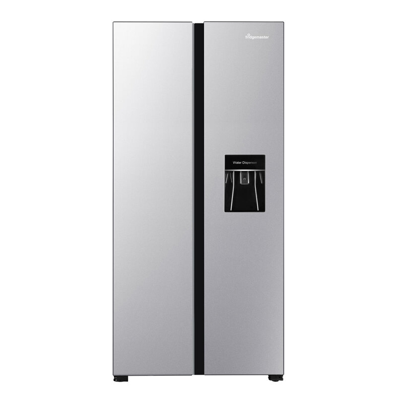 Fridgemaster American Fridge Freezer - Total No Frost - Silver - Image 2