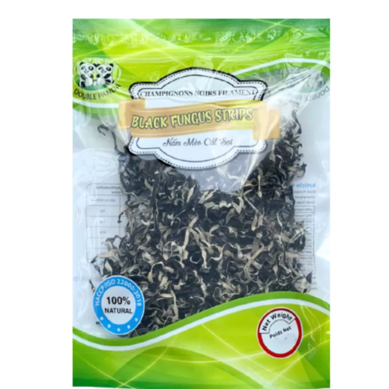 DOUBLE PANDA Schwarze Pilzstreifen (Nấm Mèo Cắt Sợi) 100 g