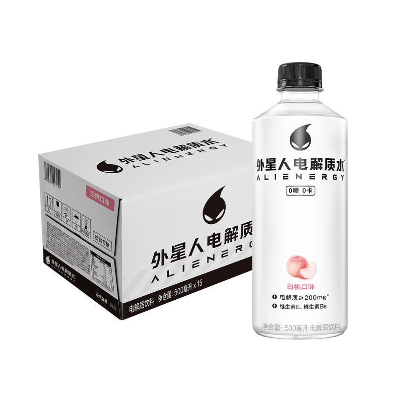元氣森林外星人電解水-白桃600ml*15