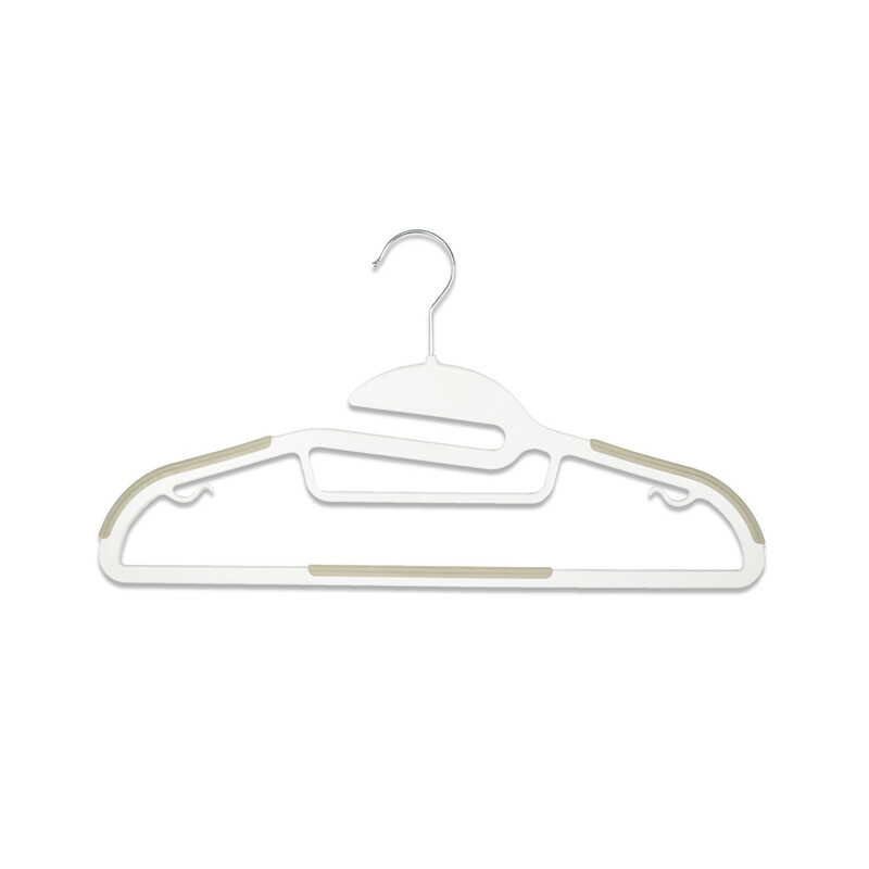 Addis Non Slip Plastic Clothes Hangers 42cm - Pack of 20