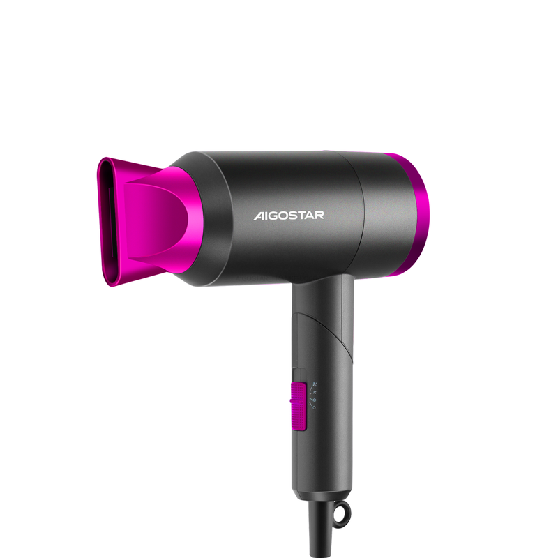 Aigostar Faltbarer Reise-Haartrockner 1400-1800 W mit 3 Einstellungen und 1,8 m Kabel
