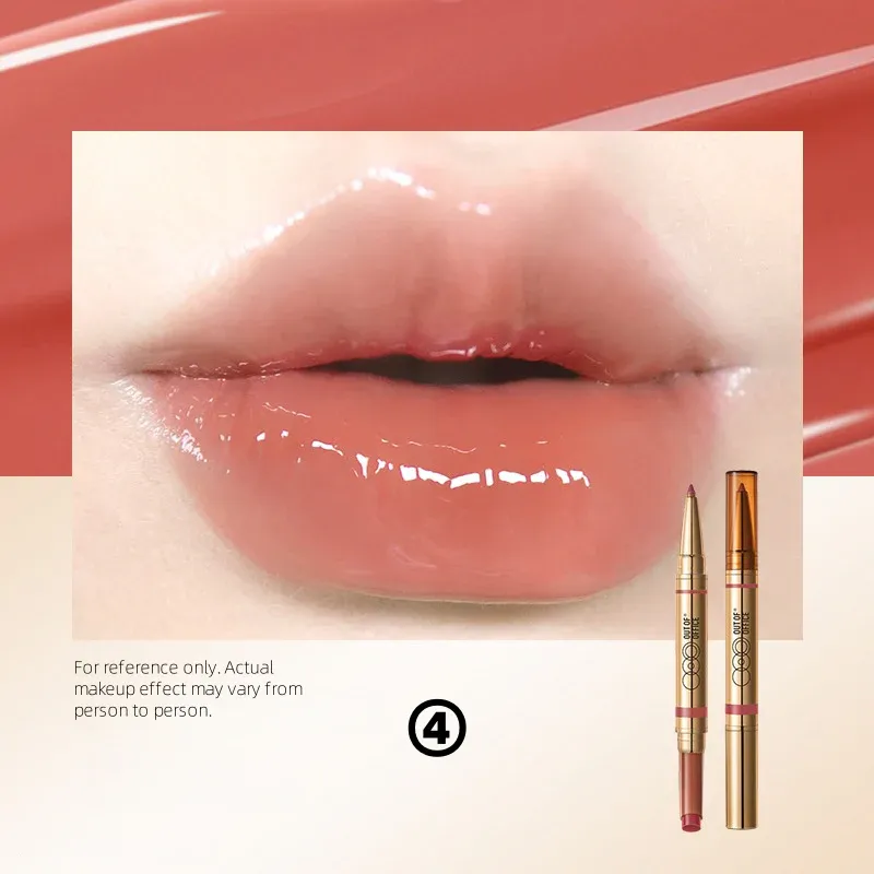 OUT OF OFFICE 2-in-1 Glanzende Lippenbalsem&Lippotlood Duo-04
