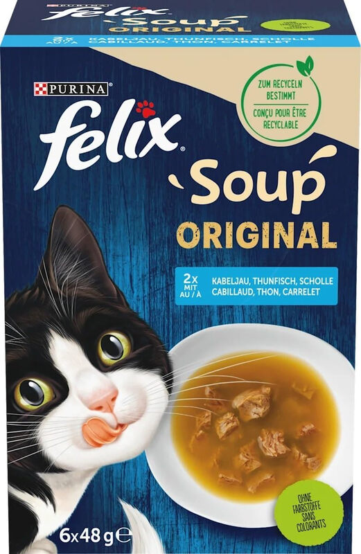 felix Soup Fischsorten Multipack 6x48g