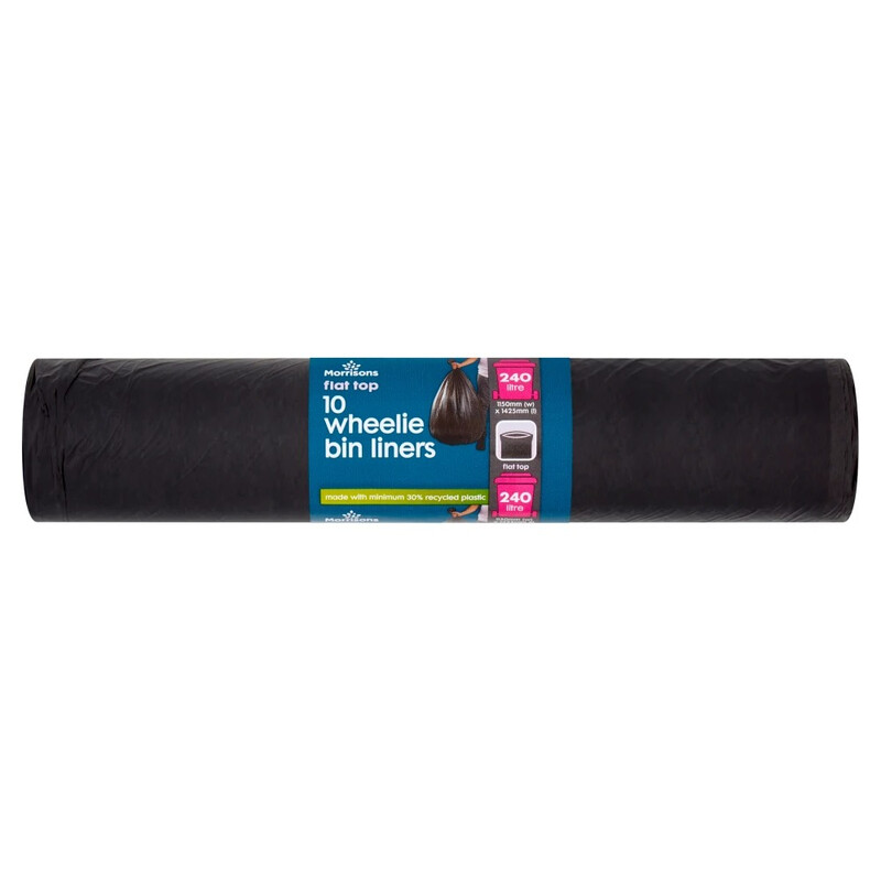 Flat Top Wheelie 10 Bin Liners