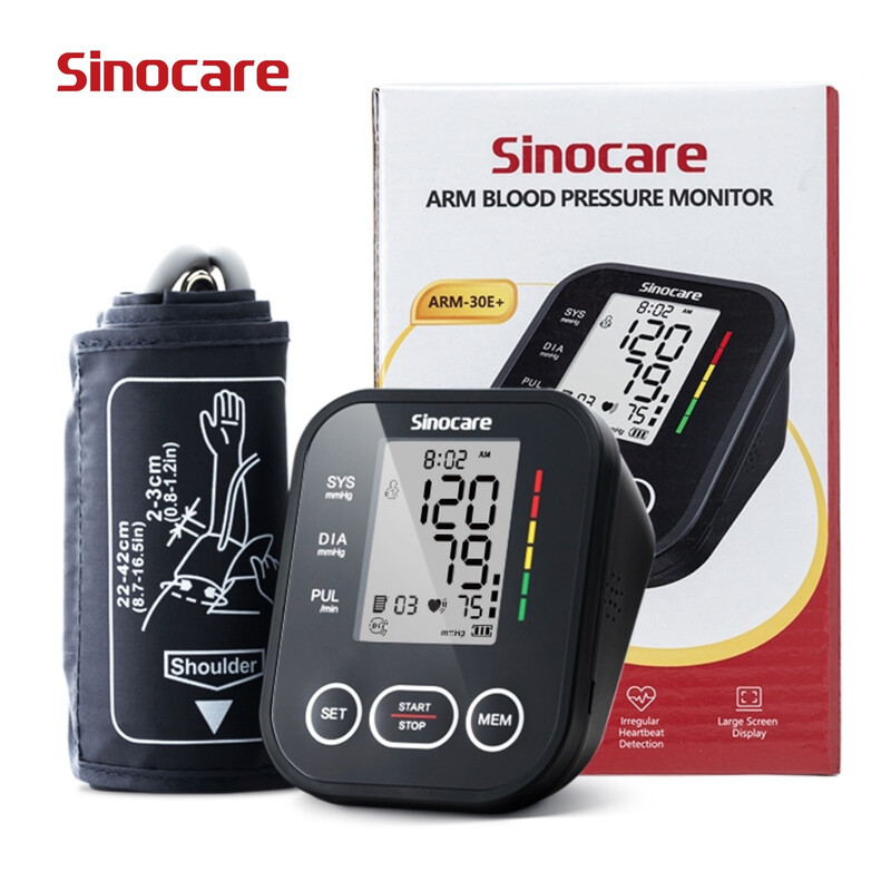Arm Type Electronic Blood Pressure Monitor ARM 30E Plus No Voice Black Housing Five L