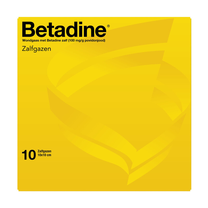 Betadine Pansements en gaze 10 x 10 cm - 10 pièces
