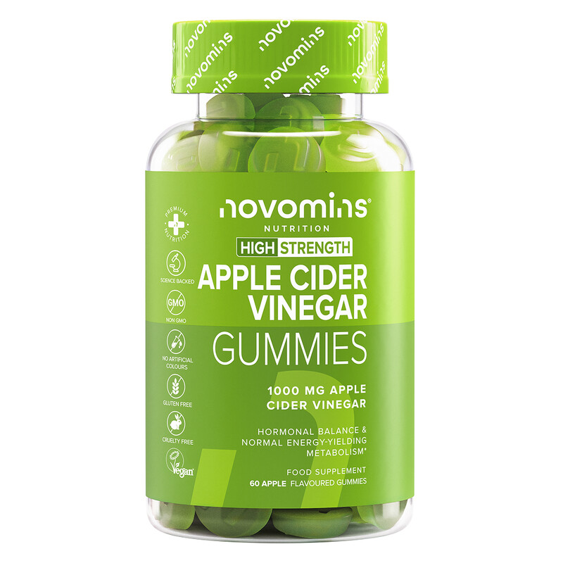 Novomins Apple Cider Vinegar Gummies - 60 Gummies