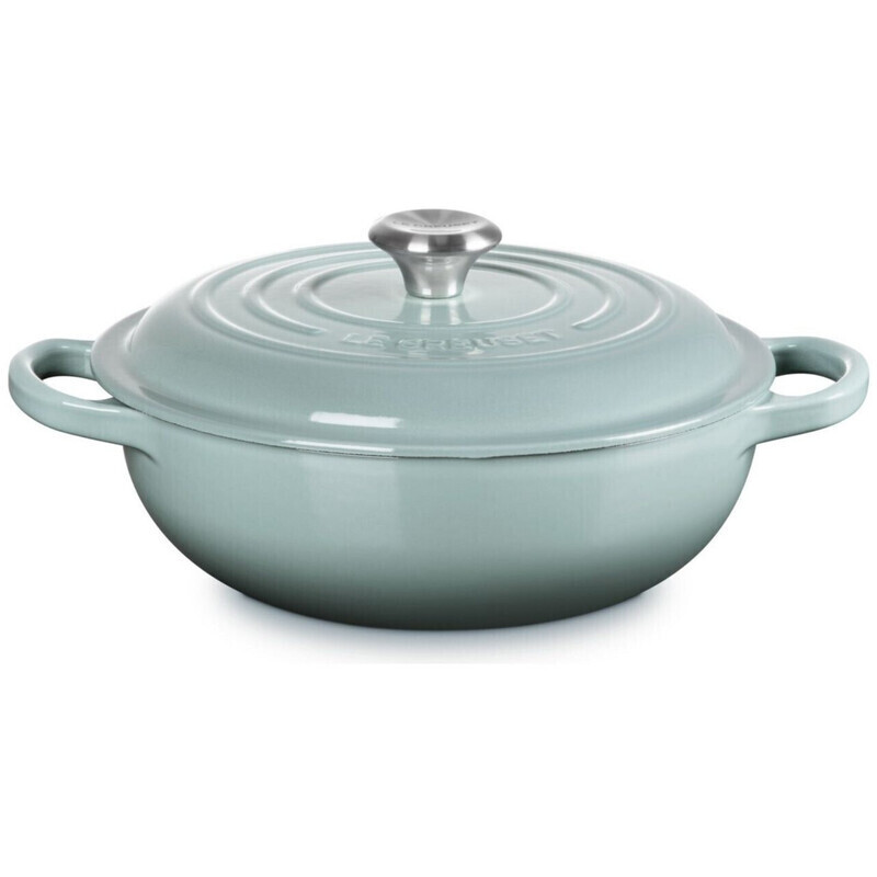Le Creuset Signature Schmortopf 22 cm Sea Salt