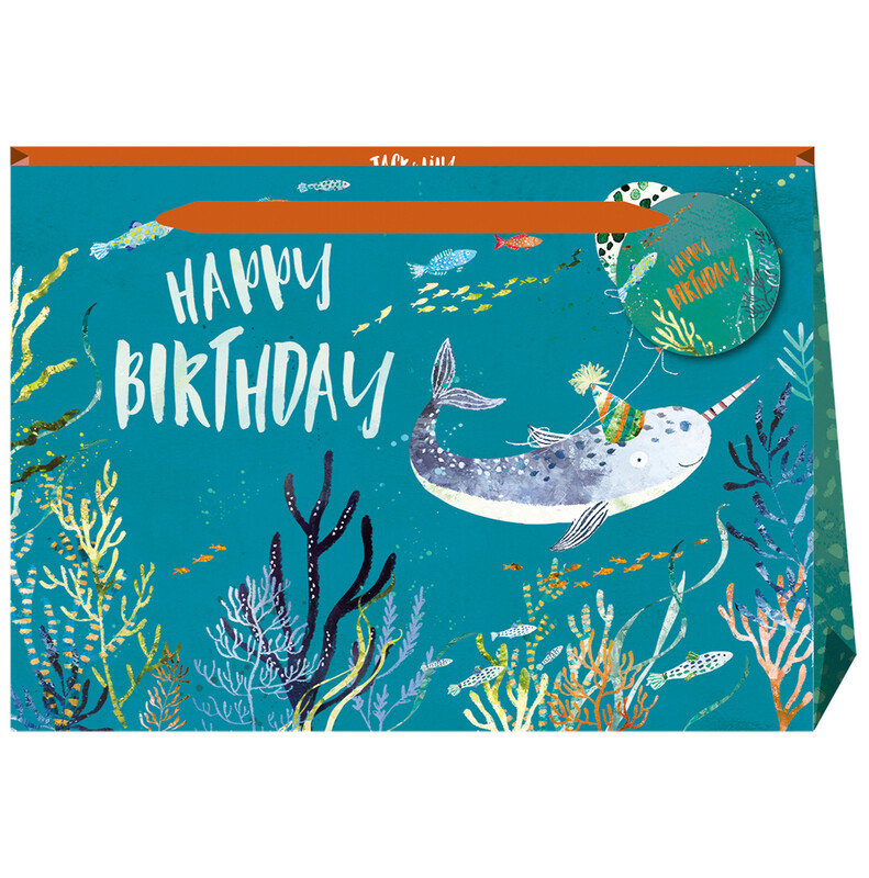 Narwhal Shopper Gift Bag