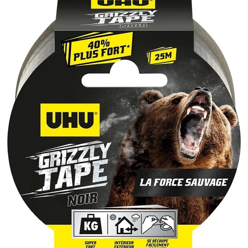 Ruban adhésif UHU Grizzly tape 25