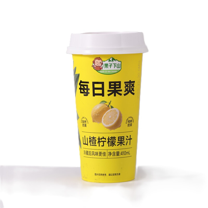 Guozixiashan Daily Fruit Refresh Hawthorn Lemon Juice 410ml