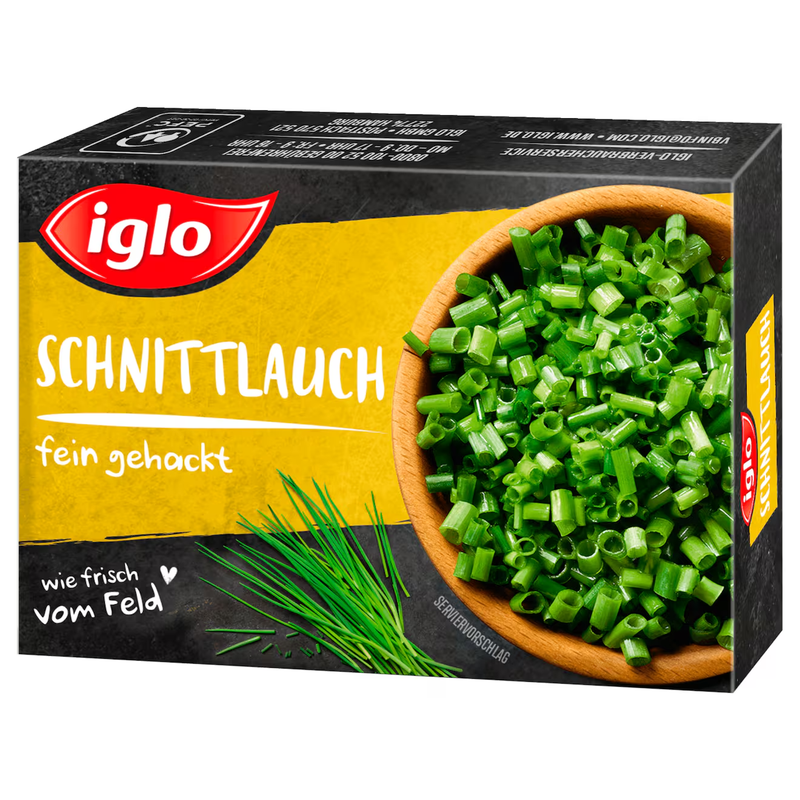 IGLO Frühlingszwiebeln gehackt - 50 g (Tiefgefroren, wiederverschließbare Papierverpackung)