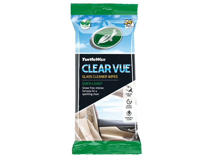 Clear Vue Glass Cleaner Wipes (Pack of 24)