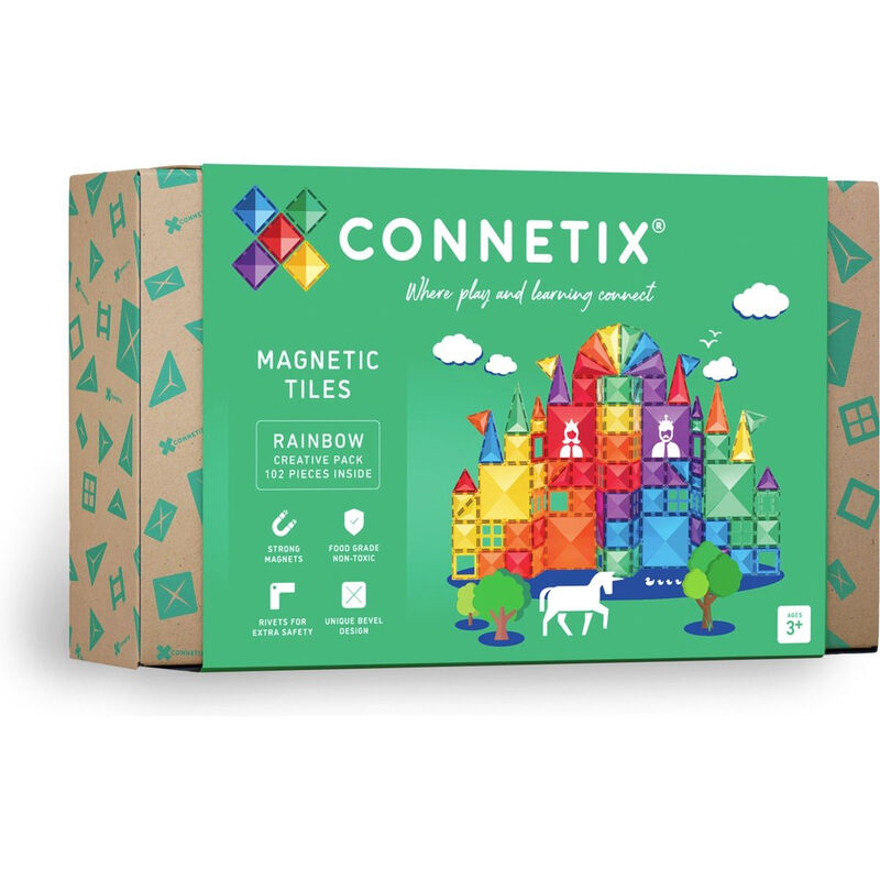 Connetix - Rainbow Creatieve Set 102 Stuks - (CT-R-00102-CR)