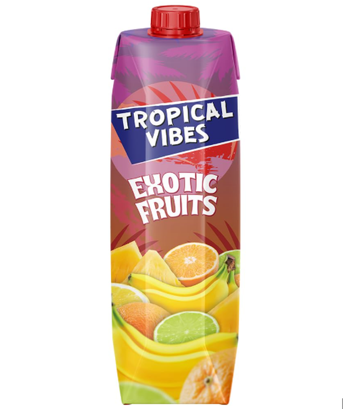 Tropical Vibes TETRA EXOTIC FRUITS 1L x 6 Packs