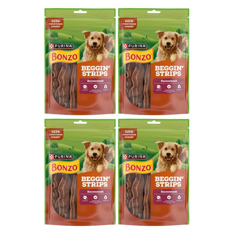 Bonzo Beggin' Strips snack Speck*4