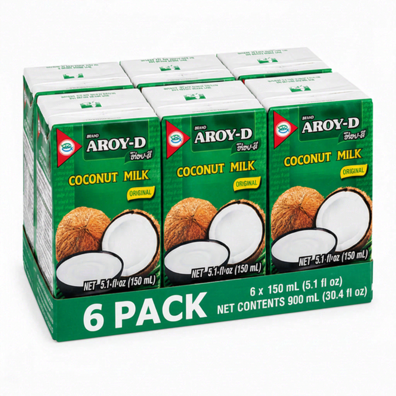 AROY-D Kokosmelk, Origineel 150 ml x 6 pakken