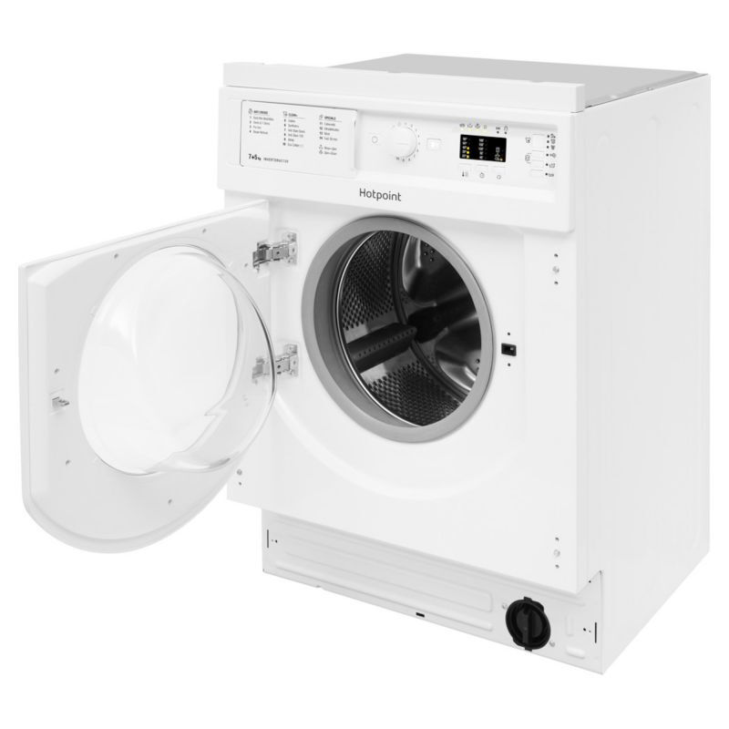 Hotpoint Biwdhg75148ukn Integrated Washer Dryer - 7Kg Wash, 5Kg Dry, 1400Rpm, Steam, White - Image 8