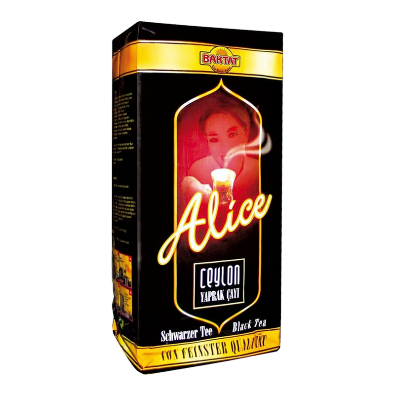 alice Ceylon Yaprak Thee 500g (zwart) Turks