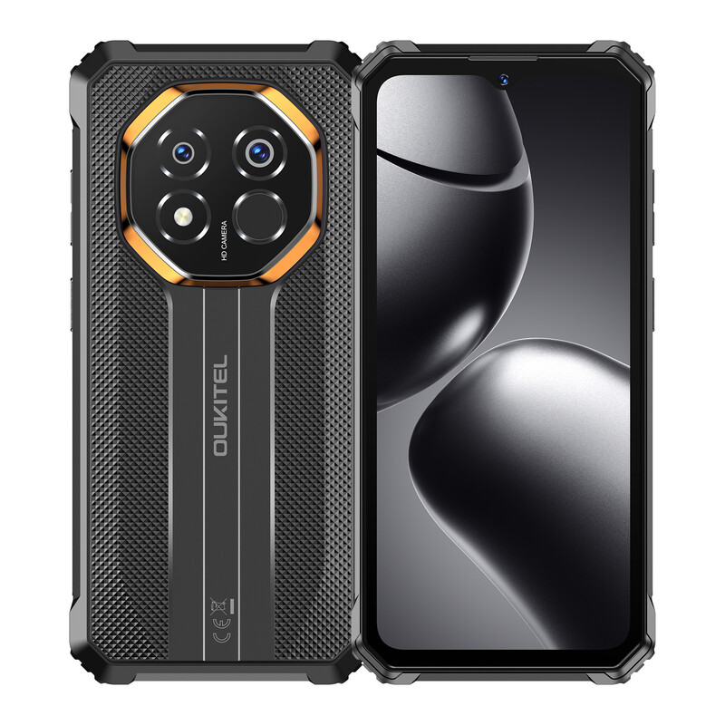 OUKITEL G7(8+256) Schwarz Robustes Smartphone 6,52'' HD+ Display 10.600 mAh Großer Akku 64 MP Kamera Android 16
