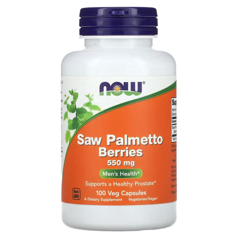 Saw Palmetto Berries Prostate 550 mg - 100 Vegan Capsules