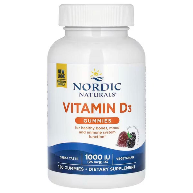 Vitamin D3 Bone Immune 1000 IU Wild Berry - 120 Gummies