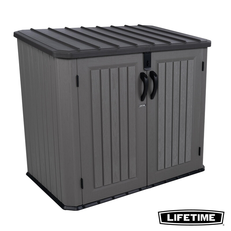 Lifetime Horizontale Opslagschuur - Grijs, 139 x 90 x 38,5 cm