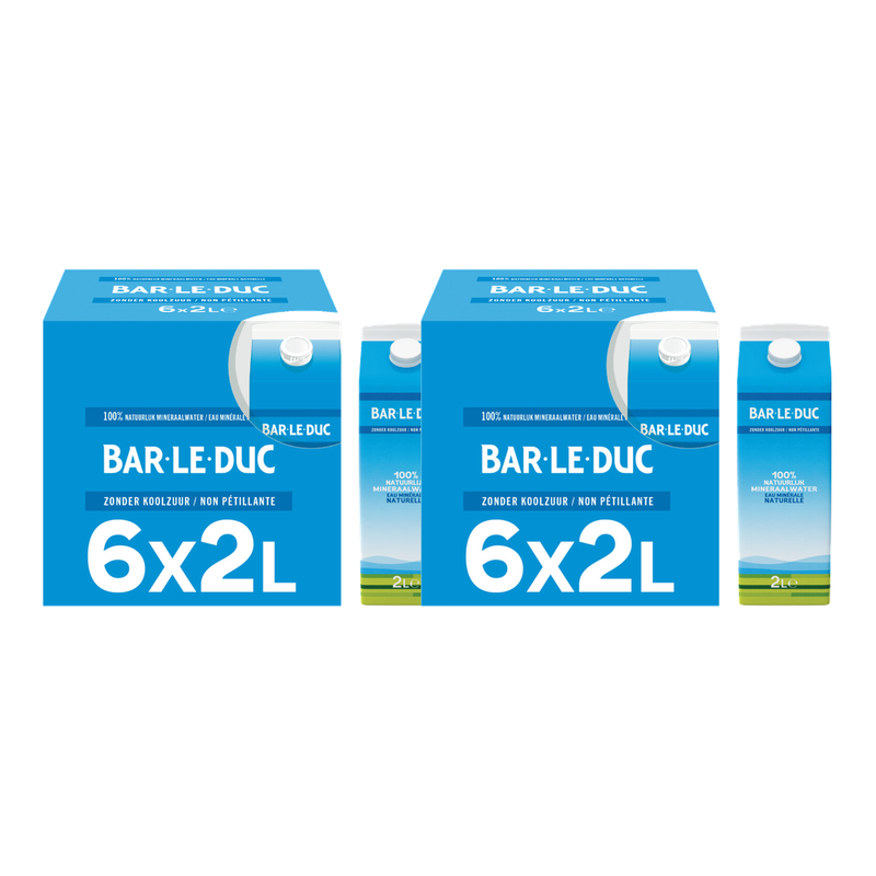 Bar Le Duc Mineraalwater - 6 x 2 L x2