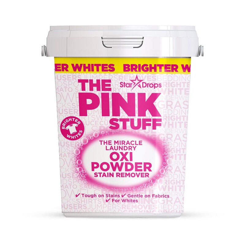 Star Drops The Pink Stuff Whites The Miracle Laundry Oxi Powder Stain Remover 1kg