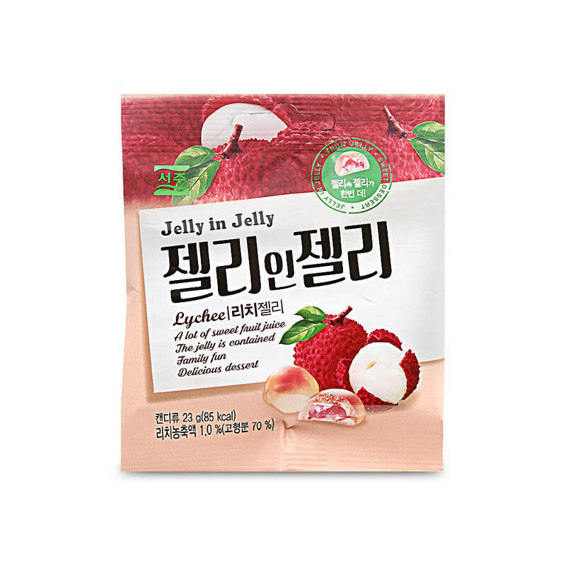 SEOJU Gelee in Gelee Litschigeschmack (mit Zucker und Süßungsmittel) 23g