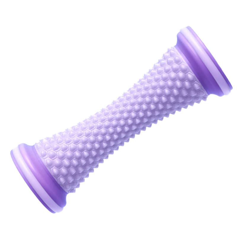 SPORTSOUL Voetmassage roller, Ontspanningstool voor pijnlijke voeten & verlichting van de voetzool, 15,5 cm * 7 cm, paars, 1 stuk