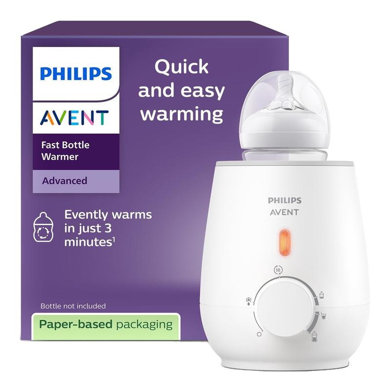Philips Avent flessenwarmer - verwarmt in 3 minuten - geleidelijke ontdooiing - houdt de melk warm - eenvoudig te bedienen - verwarmt ook babyvoeding - compatibel met alle Avent flessen - SCF355/09