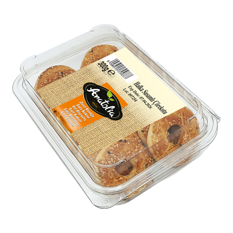 Anatolia Ringvormige Koekjes met Sesam en Krokant Koekdeeg 300g